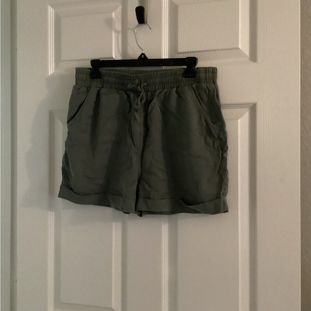 Green shorts